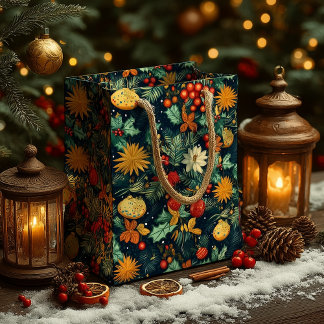 Kerstornamenten met naamveld medium cadeauzakje