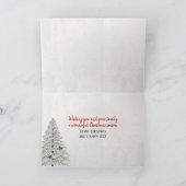 Kerstoude Barn met rode deuren Kaart (Binnen)