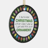 Kerstoverleving Keramisch Ornament (Rechts)