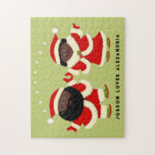 kerstpaar legpuzzel (Verticaal)