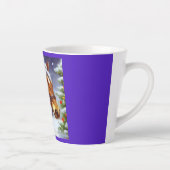 Kerstpaard 3 latte mok (Rechts)