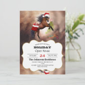 kerstpaard kaart (Staand voorkant)