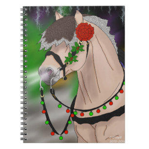 Kerstpaard: Noors Fjord-paard Notitieboek