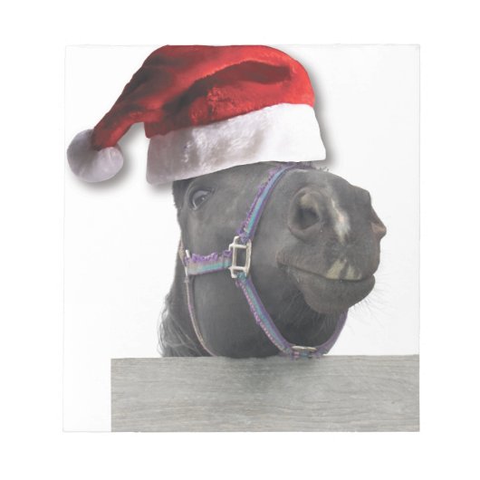 kerstpaard notitieblok (Voorkant)