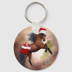 kerstpaard sleutelhanger