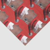 kerstpaard voor kerstmis tissuepapier (Detail)