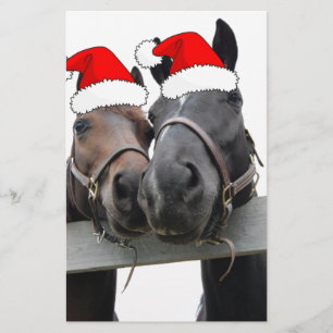 kerstpaarden briefpapier