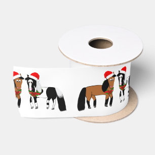 kerstpaarden lint
