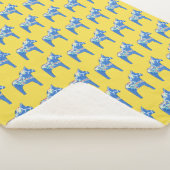 Kerstpaarden Sherpa Deken (3/4)