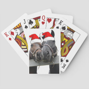 kerstpaarden speelkaarten