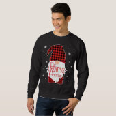 kerstpajama familie Gift Creative Gnome Buffal Trui (Voorkant volledig)