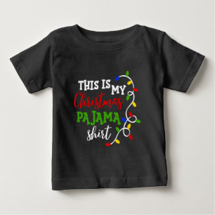 KerstPajama Shirt Festive Lights Feestdagen