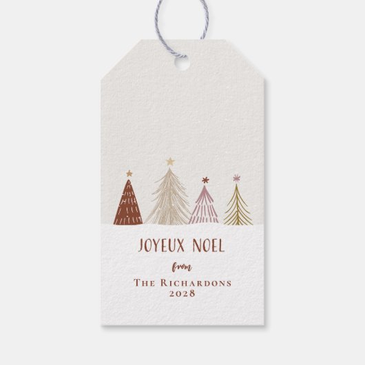 Kerstpakket Noëlpakket Wijnfles Sfeervol Cadeaulabel (Achterkant)