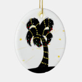 kerstpalm keramisch ornament (Rechts)