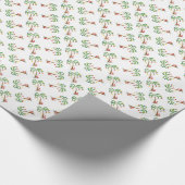 kerstpalmboom cadeaupapier (Hoek)