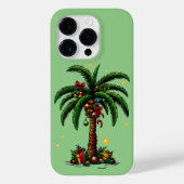 Kerstpalmboom, strand Aloha Kerstmis Case-Mate iPhone Case (Achterkant)