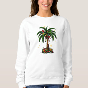 Kerstpalmboom, strand Aloha Kerstmis Trui