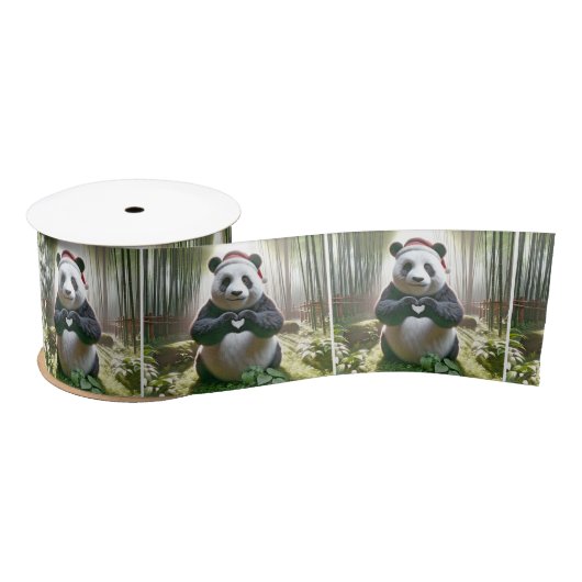 Kerstpanda Beer in het bamboe bos Lint (Spoel)