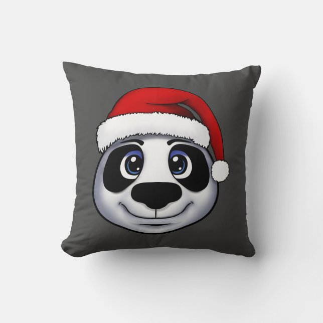 Kerstpanda Kussen (Voorkant)