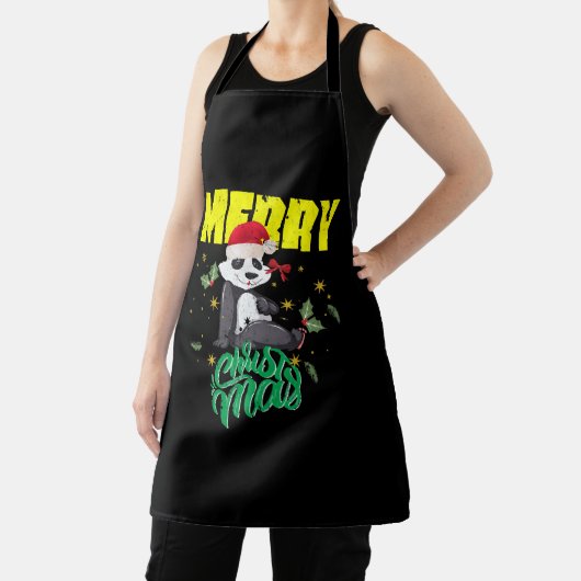 Kerstpanda Schort (Insitu)