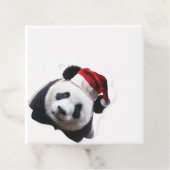 Kerstpandemie met Santa Hat Bedankjes Labels (In situ)