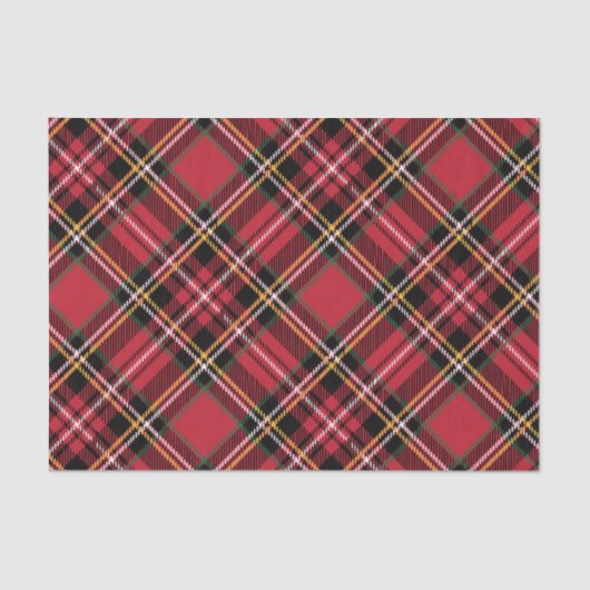 kerstpantserpatroon tissuepapier (Voorkant)