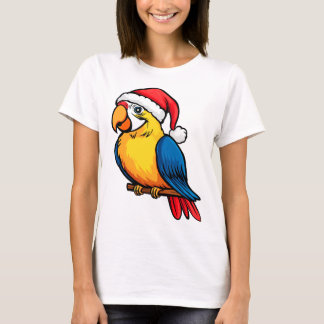 Kerstpapagaai / Kerstman papegaai T-shirt