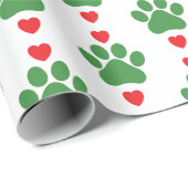 kerstpapaver cadeaupapier (Rol Hoek)
