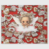 kerstpapier Angel Cadeaupapier (Vlak)