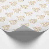 kerstpapier - Bomen Cadeaupapier (Hoek)