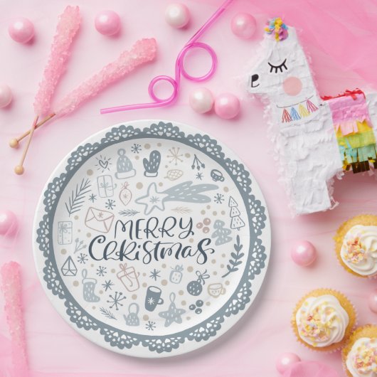 kerstpapier bord (Feest)