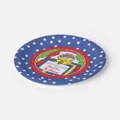 kerstpapier Bord Santa Personaliseren (Gekanteld)