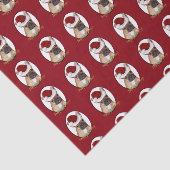 kerstpapier, Bulldog Tissuepapier (Detail)