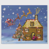 kerstpapier cadeaupapier (Vlak)