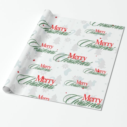 kerstpapier cadeaupapier (Uitgerold)