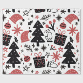 kerstpapier cadeaupapier (Vlak)