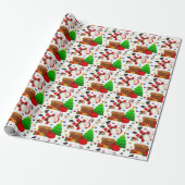 kerstpapier cadeaupapier (Uitgerold)