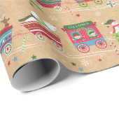 kerstpapier cadeaupapier (Rol Hoek)