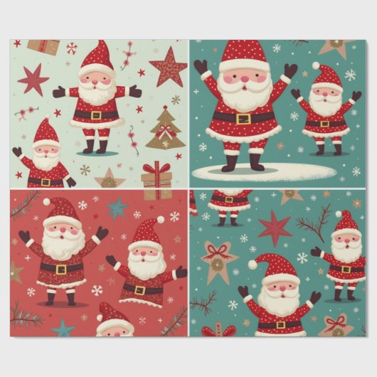 kerstpapier cadeaupapier (Vlak)