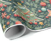 kerstpapier cadeaupapier (Rol Hoek)