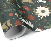 kerstpapier cadeaupapier (Rol Hoek)