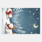 kerstpapier inpakpapier vel (Voorkant 2)