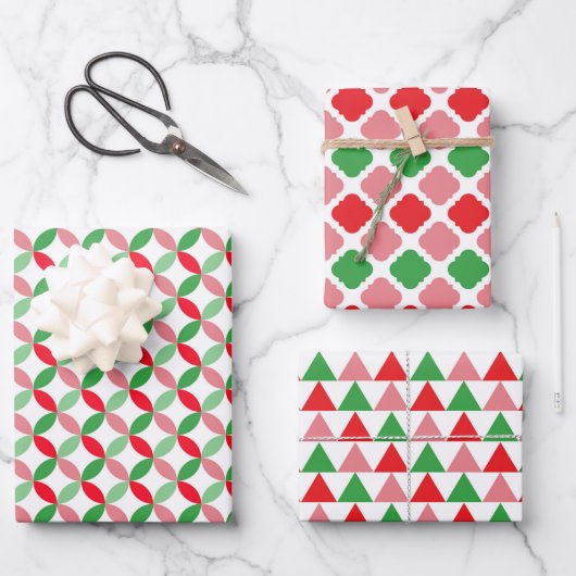 kerstpapier inpakpapier vel (Voorkant)
