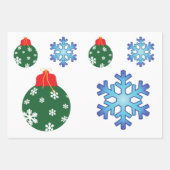 kerstpapier inpakpapier vel (Voorkant 3)