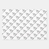 kerstpapier inpakpapier vel (Voorkant)