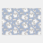  kerstpapier inpakpapier vel (Voorkant 3)