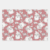  kerstpapier inpakpapier vel (Voorkant 2)