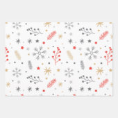 kerstpapier inpakpapier vel (Voorkant 3)