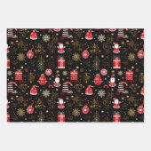 kerstpapier inpakpapier vel (Voorkant 3)