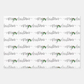 kerstpapier inpakpapier vel (Voorkant)